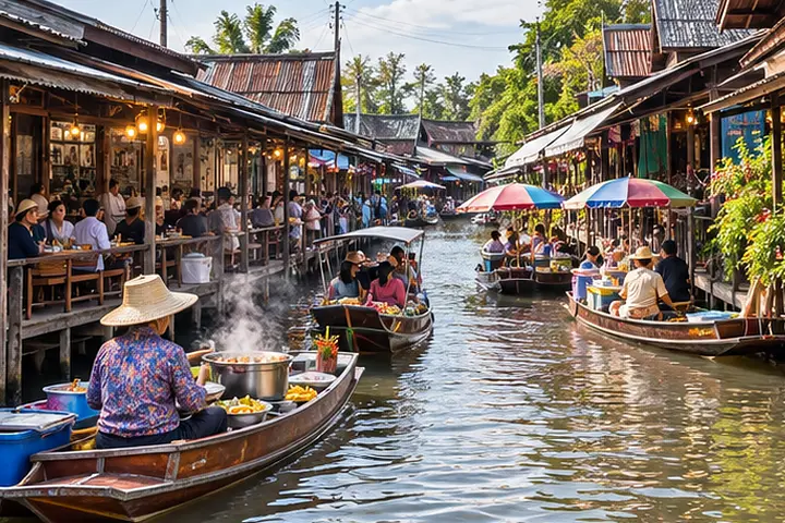 Damnoen Saduak & Amphawa Floating Markets · Bangkok Old Town