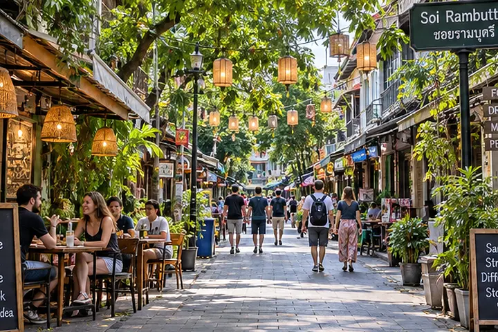 Rambuttri Road / Soi Rambuttri · Bangkok Old Town