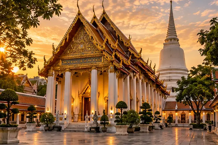 Wat Bowonniwet · 夜景