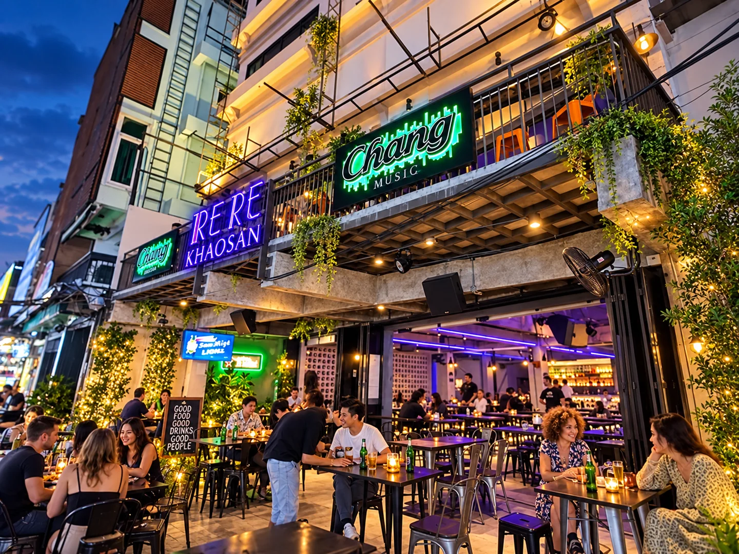 Rere Khaosan near Khaosan Palace Hotel Bangkok · restaurant view 2